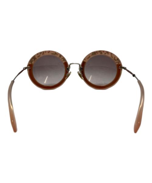 MIU MIU（ミュウミュウ）MIU MIU (ミュウミュウ) ビジューサングラス ピンク サイズ:49□28 140の古着・服飾アイテム