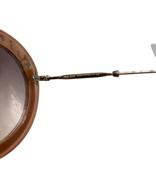 MIU MIU（ミュウミュウ）MIU MIU (ミュウミュウ) ビジューサングラス ピンク サイズ:49□28 140の古着・服飾アイテム