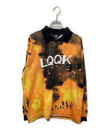 LQQK STUDIO（ルックスタジオ）の古着「SUBLIMATED POLY POLO」｜オレンジ