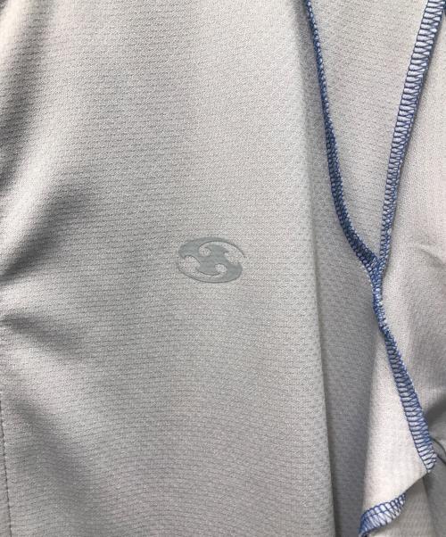san san gear（サンサンギア）SAN SAN GEAR (サンサンギア) OVERLOCK MESH ZIP-UP グレー サイズ:SIZE 2の古着・服飾アイテム