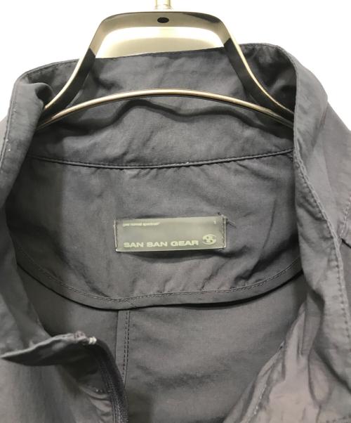 san san gear（サンサンギア）SAN SAN GEAR (サンサンギア) ジップアップナイロンジャケット グレー サイズ:SIZE 1の古着・服飾アイテム