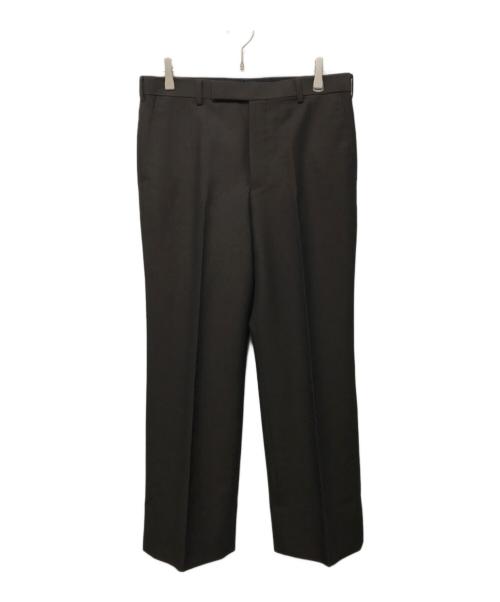 JOHN LAWRENCE SULLIVAN（ジョン ローレンス サリバン）JOHN LAWRENCE SULLIVAN (ジョン ローレンス サリバン) MOHAIR WOOL STRAIGHT TROUSERS ブラウン サイズ:46の古着・服飾アイテム