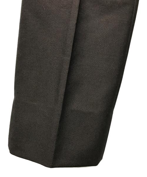 JOHN LAWRENCE SULLIVAN（ジョン ローレンス サリバン）JOHN LAWRENCE SULLIVAN (ジョン ローレンス サリバン) MOHAIR WOOL STRAIGHT TROUSERS ブラウン サイズ:46の古着・服飾アイテム