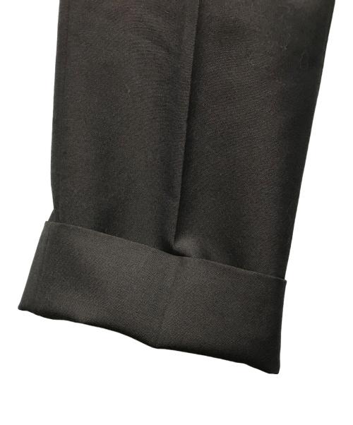 JOHN LAWRENCE SULLIVAN（ジョン ローレンス サリバン）JOHN LAWRENCE SULLIVAN (ジョン ローレンス サリバン) MOHAIR WOOL STRAIGHT TROUSERS ブラウン サイズ:46の古着・服飾アイテム