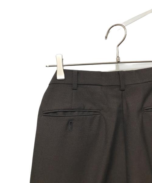 JOHN LAWRENCE SULLIVAN（ジョン ローレンス サリバン）JOHN LAWRENCE SULLIVAN (ジョン ローレンス サリバン) MOHAIR WOOL STRAIGHT TROUSERS ブラウン サイズ:46の古着・服飾アイテム