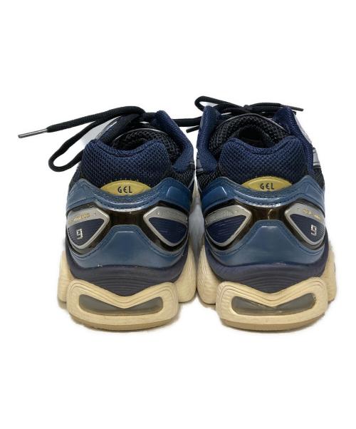 asics（アシックス）asics (アシックス) GEL-NIMBUS 9 ブルー×シルバー サイズ:27.5cmの古着・服飾アイテム