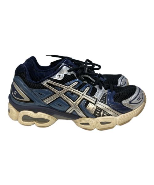 asics（アシックス）asics (アシックス) GEL-NIMBUS 9 ブルー×シルバー サイズ:27.5cmの古着・服飾アイテム