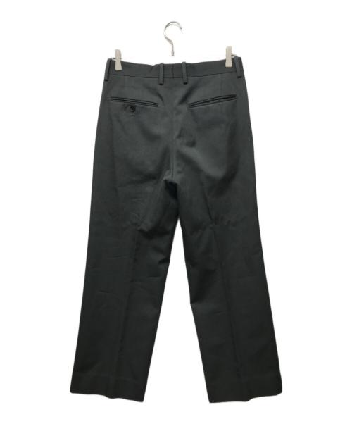 AURALEE（オーラリー）AURALEE (オーラリー) WOOL KIDMOHAIR GABARDINE WIDE SLACKS ダークグリーン サイズ:3の古着・服飾アイテム