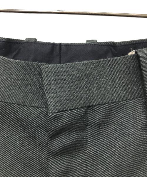 AURALEE（オーラリー）AURALEE (オーラリー) WOOL KIDMOHAIR GABARDINE WIDE SLACKS ダークグリーン サイズ:3の古着・服飾アイテム