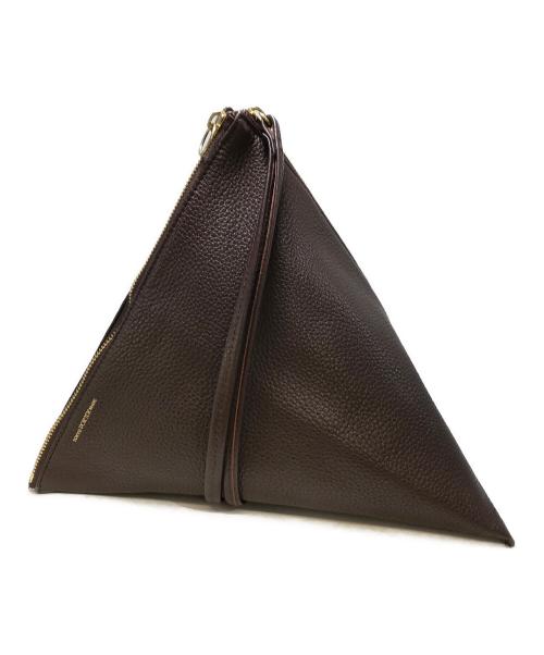 PORTER（ポーター）PORTER (ポーター) LOUVRE レザーポーチ ブラウンの古着・服飾アイテム