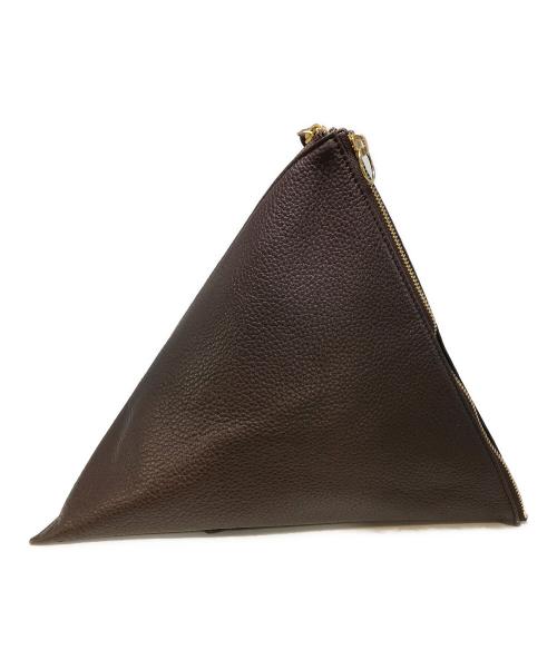 PORTER（ポーター）PORTER (ポーター) LOUVRE レザーポーチ ブラウンの古着・服飾アイテム