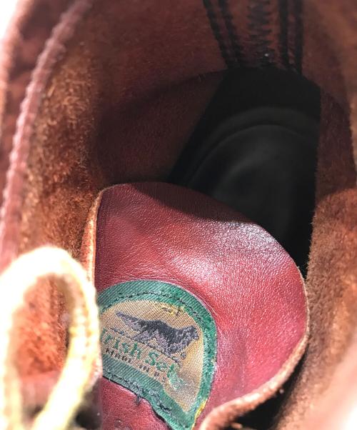 RED WING（レッドウィング）RED WING (レッドウィング) 半円犬タグ アイリッシュセッターワークブーツ ブラウン サイズ:9Eの古着・服飾アイテム