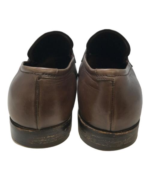 PRADA（プラダ）PRADA (プラダ) スクエアトゥコインローファー ブラウン サイズ:5 1/2の古着・服飾アイテム