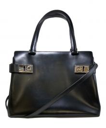 Salvatore Ferragamo（サルヴァトーレ フェラガモ）の古着「2WAYバッグ」｜ブラック