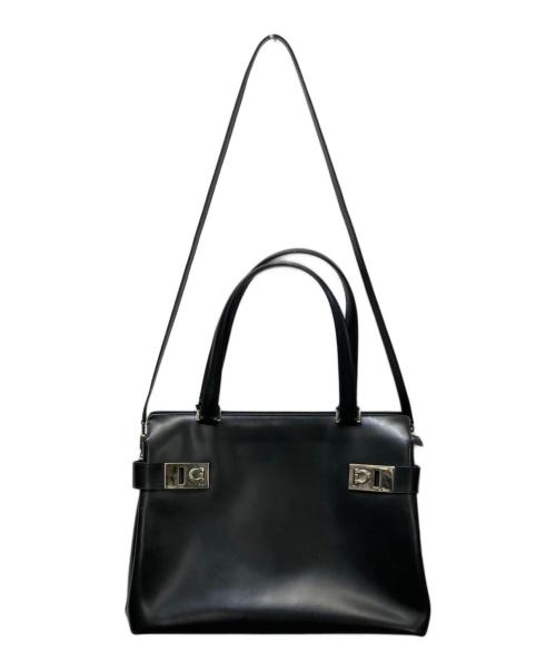 Salvatore Ferragamo（サルヴァトーレ フェラガモ）Salvatore Ferragamo (サルヴァトーレ フェラガモ) 2WAYバッグ ブラックの古着・服飾アイテム