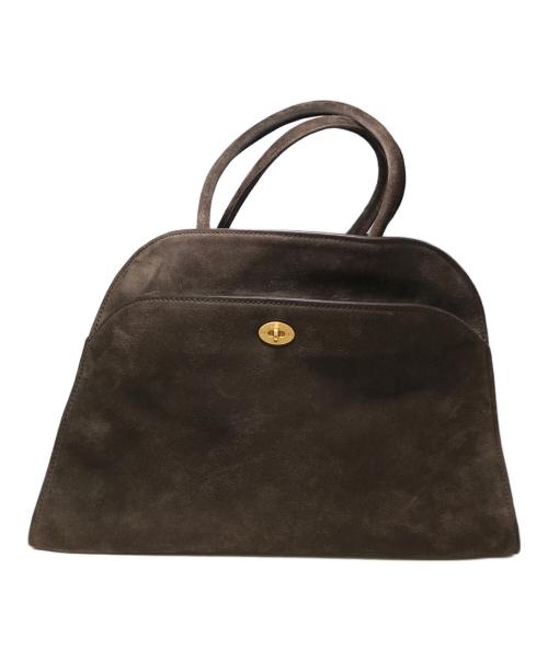 ELBORN（エルボルン）ELBORN (エルボルン) Momet Suede Tote Bag ブラウンの古着・服飾アイテム