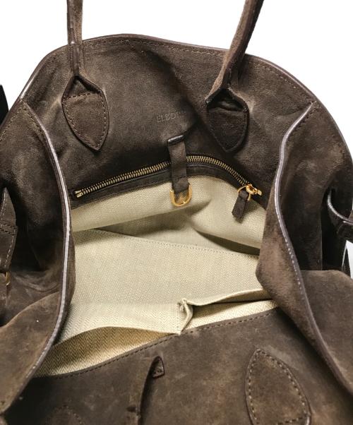 ELBORN（エルボルン）ELBORN (エルボルン) Momet Suede Tote Bag ブラウンの古着・服飾アイテム