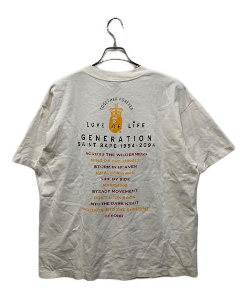 SAINT MICHAEL（セントマイケル）SAINT MICHAEL (セントマイケル) A BATHING APE (ア ベイシング エイプ) GENERATION BAPE SS TEE ホワイト サイズ:Ⅼの古着・服飾アイテム