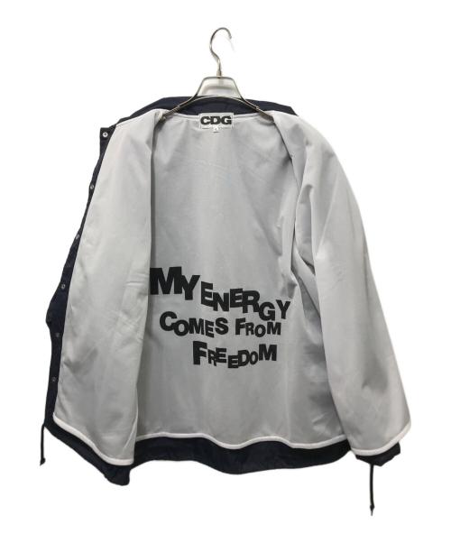 CDG（シーディージー）CDG (シーディージー) COACH JACKET ネイビー サイズ:XLの古着・服飾アイテム