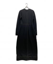 TODAYFUL（トゥデイフル）の古着「Jersey Balloon Dress（ジャージーバルーン ドレス）12220317 / ワンピース」｜ブラック