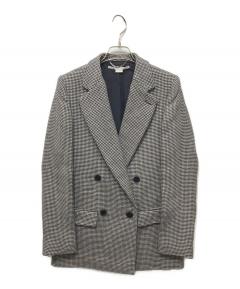 GUCCI チェック柄 ダブルブレストジャケット GUCCI チェック柄 ダブルブレストジャケット メンズ