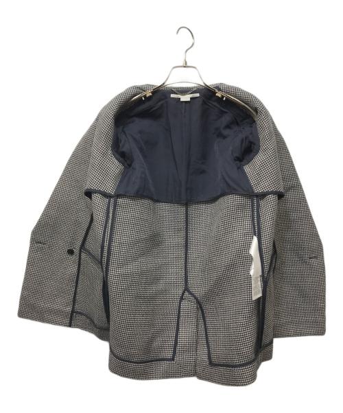 STELLA McCARTNEY（ステラマッカートニー）STELLA McCARTNEY (ステラマッカートニー) グレンチェックダブルブレスト ウールジャケット グレー サイズ:36の古着・服飾アイテム