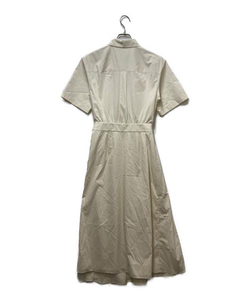 theory（セオリー）theory (セオリー) ドッキングワンピース ホワイトの古着・服飾アイテム