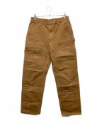CarHarttカーハート）の古着「ダブルニーペインターパンツ」｜ブラウン