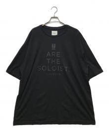 TAKAHIROMIYASHITA TheSoloIst.×UNDERCOVER（タカヒロミヤシタ ザソロイスト×アンダーカバー）の古着「ロゴプリント半袖Tシャツ」｜ブラック