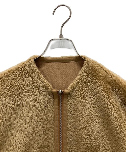 MACPHEE（マカフィー）MACPHEE (マカフィー) LONG POODLE リバーシブルブルゾン ベージュ サイズ:36の古着・服飾アイテム