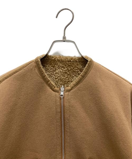 MACPHEE（マカフィー）MACPHEE (マカフィー) LONG POODLE リバーシブルブルゾン ベージュ サイズ:36の古着・服飾アイテム