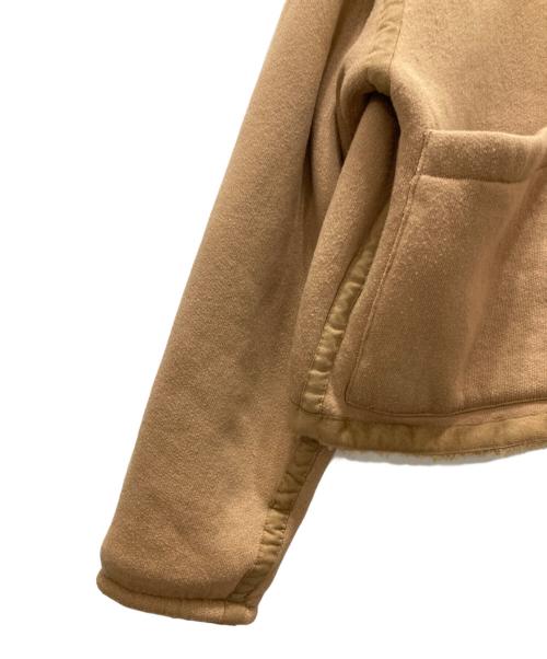 MACPHEE（マカフィー）MACPHEE (マカフィー) LONG POODLE リバーシブルブルゾン ベージュ サイズ:36の古着・服飾アイテム