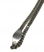 BUNNEYバニー）の古着「TRIPLE TOUR BELT IDENTITY CHAIN」｜シルバー