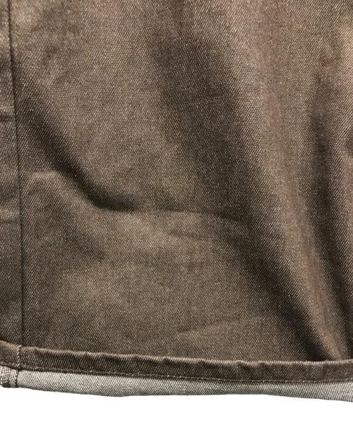 BADWAY（バッドウェイ）BADWAY (バッドウェイ) Leopard straight denim pants ブラウン サイズ:Lの古着・服飾アイテム