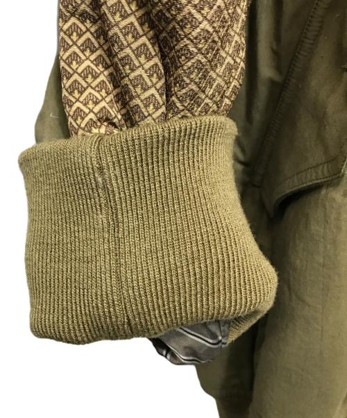 FUMIE=TANAKA（フミエタナカ）FUMIE=TANAKA (フミエタナカ) 襟ボアダウンジャケット カーキ サイズ:2の古着・服飾アイテム