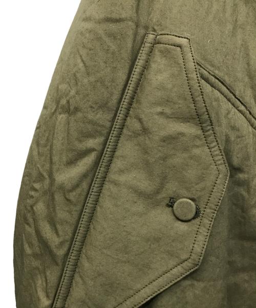 FUMIE=TANAKA（フミエタナカ）FUMIE=TANAKA (フミエタナカ) 襟ボアダウンジャケット カーキ サイズ:2の古着・服飾アイテム