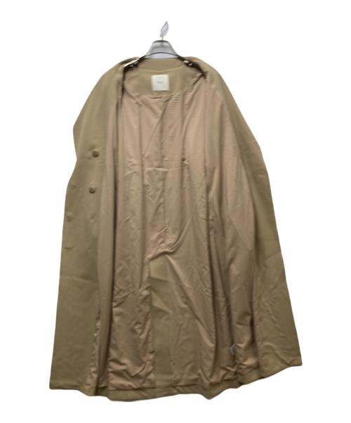 Eaphi（エフィ）EAPHI (エフィ) ASYMMETRY CAPE TRENCH COAT ベージュ サイズ:Sの古着・服飾アイテム