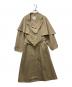 EAPHI（エフィ）の古着「ASYMMETRY CAPE TRENCH COAT」｜ベージュ