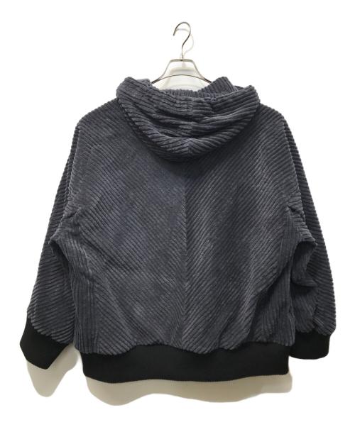 OVERCOAT（オーバーコート）OVERCOAT (オーバーコート) HOODED BLOUSON IN COTTON CORDUROY ネイビー サイズ:SIZE Freeの古着・服飾アイテム