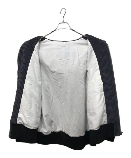 OVERCOAT（オーバーコート）OVERCOAT (オーバーコート) HOODED BLOUSON IN COTTON CORDUROY ネイビー サイズ:SIZE Freeの古着・服飾アイテム