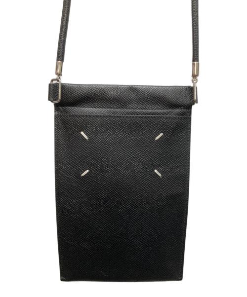 Maison Margiela（メゾンマルジェラ）Maison Margiela (メゾンマルジェラ) ショルダーフォンケース ブラックの古着・服飾アイテム