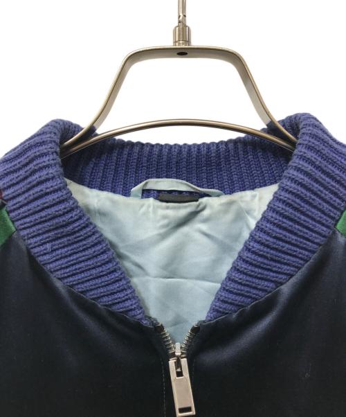 GUCCI（グッチ）GUCCI (グッチ) タイガー刺繍スカジャン ブルー サイズ:SIZE 48の古着・服飾アイテム