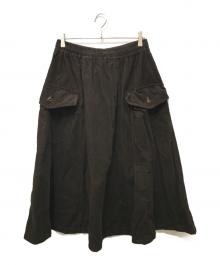 45R（フォーティファイブ・アール）の古着「ミジンコールのテントスカート」｜ブラウン