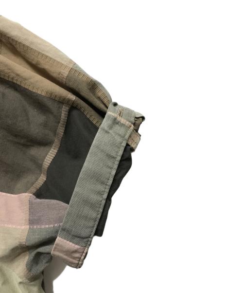 BLUE LABEL CRESTBRIDGE（ブルーレーベルクレストブリッジ）BLUE LABEL CRESTBRIDGE (ブルーレーベルクレストブリッジ) 半袖ワンピース ベージュ サイズ:38の古着・服飾アイテム