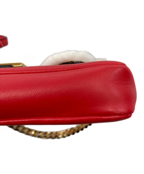 FENDI（フェンディ）FENDI (フェンディ) 2WAYマイクロバゲットモンスター レッドの古着・服飾アイテム