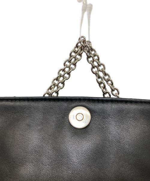 Christian Dior（クリスチャン ディオール）Christian Dior (クリスチャン ディオール) カナージュ エナメル チェーンショルダーバッグ ブラックの古着・服飾アイテム