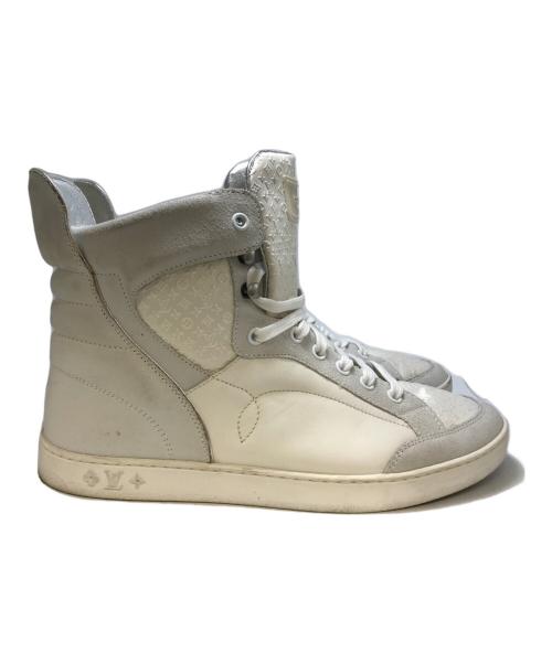 LOUIS VUITTON（ルイ ヴィトン）LOUIS VUITTON (ルイ ヴィトン) リヴォリ ハイカットスニーカー ホワイト サイズ:34 1/2の古着・服飾アイテム