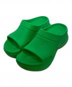BALENCIAGA×crocsバレンシアガ×クロックス）の古着「プラットフォームクロッグサンダル」｜グリーン