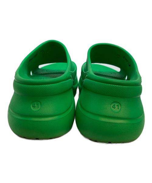 BALENCIAGA（バレンシアガ）BALENCIAGA (バレンシアガ) crocs (クロックス) プラットフォームクロッグサンダル グリーン サイズ:41の古着・服飾アイテム
