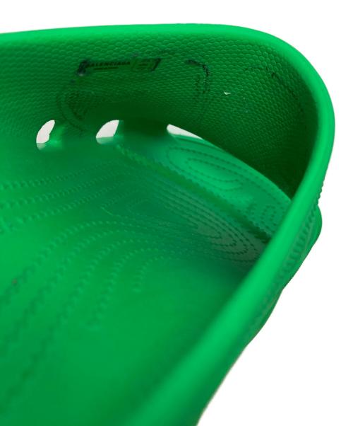 BALENCIAGA（バレンシアガ）BALENCIAGA (バレンシアガ) crocs (クロックス) プラットフォームクロッグサンダル グリーン サイズ:41の古着・服飾アイテム